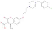 2H-1-Benzopyran-3-carboxylicacid, 7-[3-[4-[(4-chlorophenyl)methyl]-1-piperazinyl]propoxy]-4-methyl…