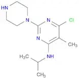 6-Chloro-N-isopropyl-5-methyl-2-(piperazin-1-yl)pyrimidin-4-amine