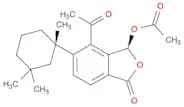 1(3H)-Isobenzofuranone,4-acetyl-3-(acetyloxy)-5-[(1S)-1,3,3-trimethylcyclohexyl]-, (3S)-