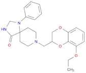 1,3,8-Triazaspiro[4.5]decan-4-one, 8-[(8-ethoxy-2,3-dihydro-1,4-benzodioxin-2-yl)methyl]-1-phenyl-