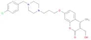 2H-1-Benzopyran-2-one, 7-[3-[4-[(4-chlorophenyl)methyl]-1-piperazinyl]propoxy]-3-(hydroxymethyl)-4…