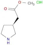 Methyl (s)-pyrrolidin-3-yl-acetate HCl