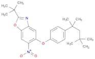 Benzoxazole, 2-(1,1-dimethylethyl)-6-nitro-5-[4-(1,1,3,3-tetramethylbutyl)phenoxy]-