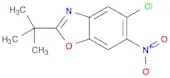 Benzoxazole, 5-chloro-2-(1,1-dimethylethyl)-6-nitro-