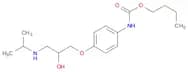 Carbamic acid, [4-[2-hydroxy-3-[(1-methylethyl)amino]propoxy]phenyl]-, butyl ester (9CI)