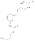 Carbamic acid, [3-[2-hydroxy-3-[(1-methylethyl)amino]propoxy]phenyl]-, butyl ester (9CI)
