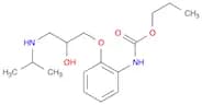 Carbamic acid,[2-[2-hydroxy-3-[(1-methylethyl)amino]propoxy]phenyl]-, propyl ester (9CI)