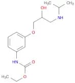 Carbamic acid, [3-[2-hydroxy-3-[(1-methylethyl)amino]propoxy]phenyl]-, ethyl ester (9CI)