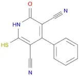 1,2-Dihydro-6-mercapto-2-oxo-4-phenyl-3,5-pyridinedicarbonitrile