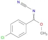 Benzenecarboximidic acid, 4-chloro-N-cyano-, methyl ester