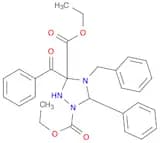 1,2,4-Triazolidine-1,3-dicarboxylic acid, 3-benzoyl-5-phenyl-4-(phenylmethyl)-, 1,3-diethyl ester