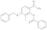 6-Acetyl-3-(benzyloxy)-2-iodophenyl benzoate