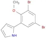 1H-Pyrrole, 2-(3,5-dibromo-2-methoxyphenyl)-