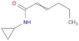 N-Cyclopropylhex-2-enamide