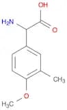 Amino(4-methoxy-3-methylphenyl)acetic acid