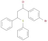 1-Propanone, 1-(4-bromophenyl)-3-phenyl-3-(phenylthio)-