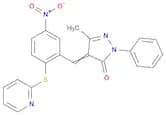 3-Methyl-4-(5-nitro-2-(pyridin-2-ylthio)benzylidene)-1-Phenyl-1H-pyrazol-5(4H)-one