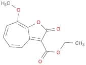 2H-Cyclohepta[b]furan-3-carboxylic acid, 8-methoxy-2-oxo-, ethyl ester