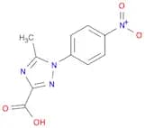 5-Methyl-1-(4-nitrophenyl)-1H-1,2,4-triazole-3-carboxylic acid