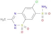 2H-1,2,4-Benzothiadiazine-7-sulfonamide, 6-chloro-3-methyl-, 1,1-dioxide