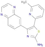 5-(6-Methylpyridin-2-yl)-4-(quinoxalin-6-yl)thiazol-2-amine
