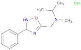 1,2,4-Oxadiazole-5-methanamine, 2,3-dihydro-N-methyl-N-(1-methylethyl)-3-phenyl-, hydrochloride (1…
