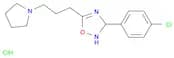 1,2,4-Oxadiazole, 3-(4-chlorophenyl)-2,3-dihydro-5-[3-(1-pyrrolidinyl)propyl]-, hydrochloride (1:1)