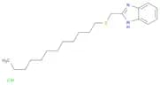 1H-Benzimidazole, 2-[(dodecylthio)methyl]-, hydrochloride (1:1)