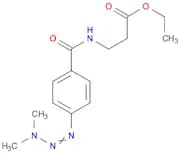 b-Alanine,N-[4-(3,3-dimethyl-1-triazenyl)benzoyl]-, ethyl ester (9CI)