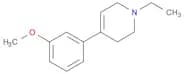 Pyridine, 1-ethyl-1,2,3,6-tetrahydro-4-(3-methoxyphenyl)-