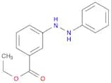 Benzoic acid, 3-(2-phenylhydrazinyl)-, ethyl ester