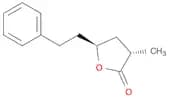2(3H)-Furanone, dihydro-3-methyl-5-(2-phenylethyl)-, trans- (9CI)