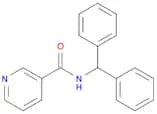 3-Pyridinecarboxamide, N-(diphenylmethyl)-