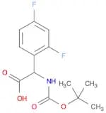 Benzeneacetic acid, α-[[(1,1-dimethylethoxy)carbonyl]amino]-2,4-difluoro-