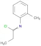 Propanimidoyl chloride, N-(2-methylphenyl)-