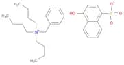 Benzenemethanaminium, N,N,N-tributyl-, 4-hydroxy-1-naphthalenesulfonate (1:1)