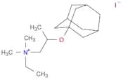 1-Propanaminium, N-ethyl-N,N-dimethyl-2-(tricyclo[3.3.1.13,7]dec-1-yloxy)-, iodide (1:1)