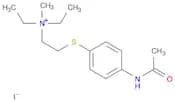 Ethanaminium, 2-[[4-(acetylamino)phenyl]thio]-N,N-diethyl-N-methyl-, iodide (1:1)