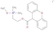 Ethanaminium, N-methoxy-N,N-dimethyl-2-[(9H-xanthen-9-ylcarbonyl)oxy]-, iodide (1:1)