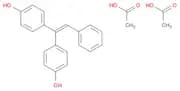 Phenol, 4,4'-(phenylethenylidene)bis-, diacetate (9CI)
