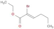 2-Hexenoic acid, 2-bromo-, ethyl ester, (2Z)-