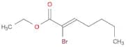 2-Heptenoic acid, 2-bromo-, ethyl ester, (2Z)-