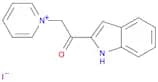Pyridinium,1-[2-(1H-indol-2-yl)-2-oxoethyl]-, iodide (1:1)