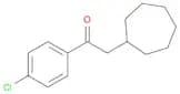 Ethanone, 1-(4-chlorophenyl)-2-cycloheptyl-