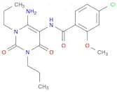 N-(6-Amino-2,4-dioxo-1,3-dipropyl-1,2,3,4-tetrahydropyrimidin-5-yl)-4-chloro-2-methoxybenzamide