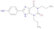 1H-Purine-2,6-dione, 8-(4-aminophenyl)-3,9-dihydro-1,3-dipropyl-