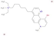 1,7-Phenanthrolinium, 4-[6-(diethylmethylammonio)hexyl]-10-hydroxy-7-methyl-, dibromide (9CI)