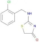4(5H)-Thiazolone, 2-[[(2-chlorophenyl)methyl]amino]-