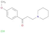 1-Propanone, 1-(4-methoxyphenyl)-3-(1-piperidinyl)-, hydrochloride (1:1)