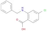 Benzoic acid, 4-chloro-2-[(phenylmethyl)amino]-